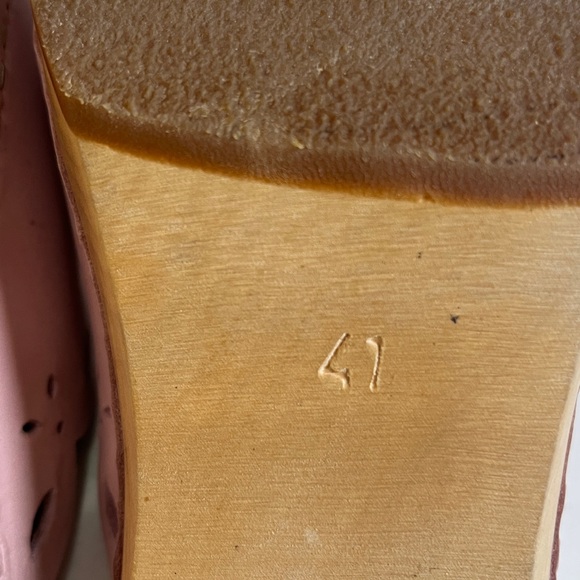 Toffel Hasbeen’s Pink Clogs Size 41 - Picture 9 of 10